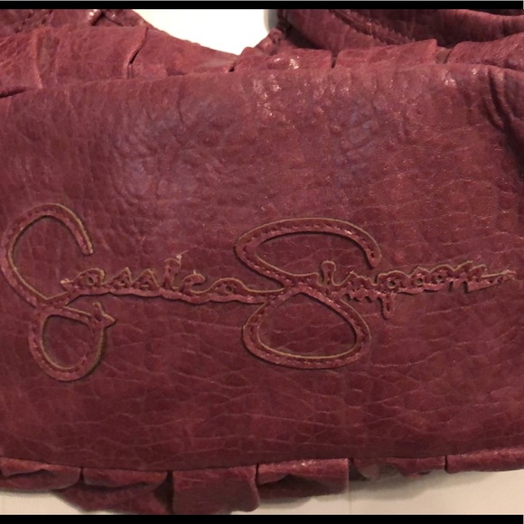 Jessica Simpson Purple Faux Leather Purse - Picture 4 of 6